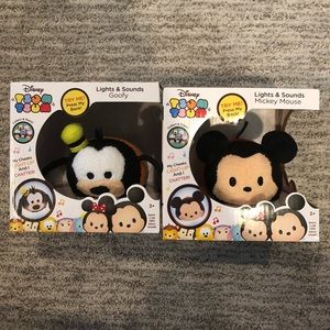 Disney Tsum Tsum goofy & Mickey lights & sound